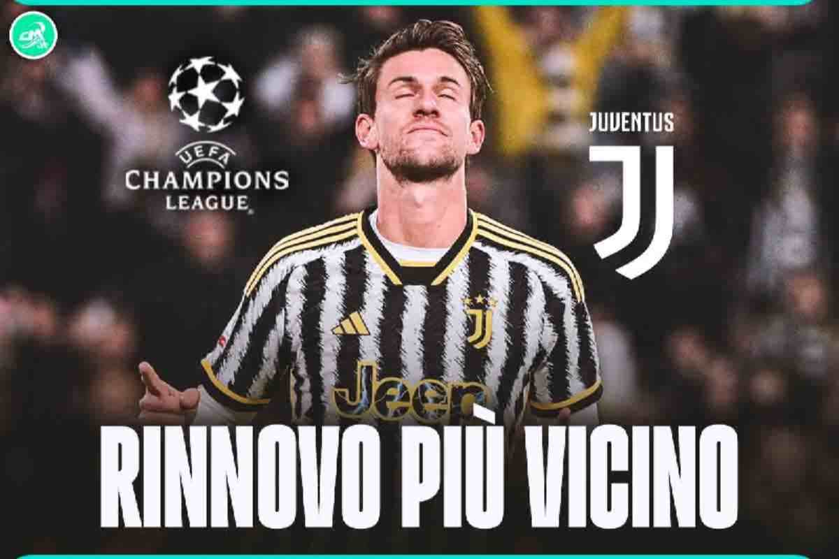 Assist di Gatti a Rugani: rinnovo con la Juve più vicino | CM.IT