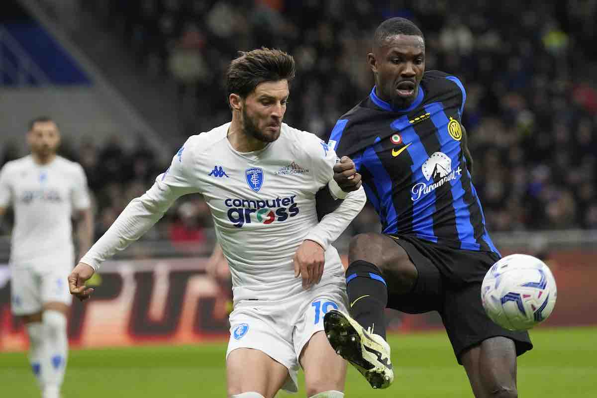 Inter-Empoli, bufera Mauro 