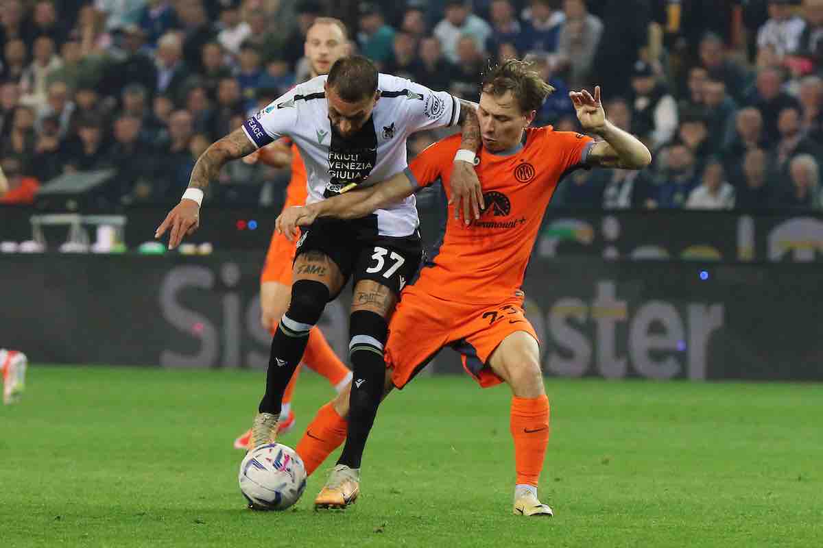 Udinese-Inter, infortunio per Lovric