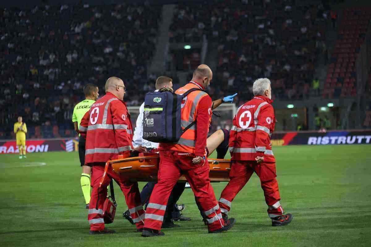 Infortunio in allenamento, in due finiscono in ospedale