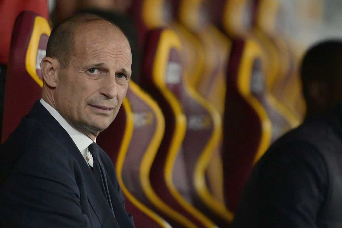 Allegri furioso durante Roma-Juventus