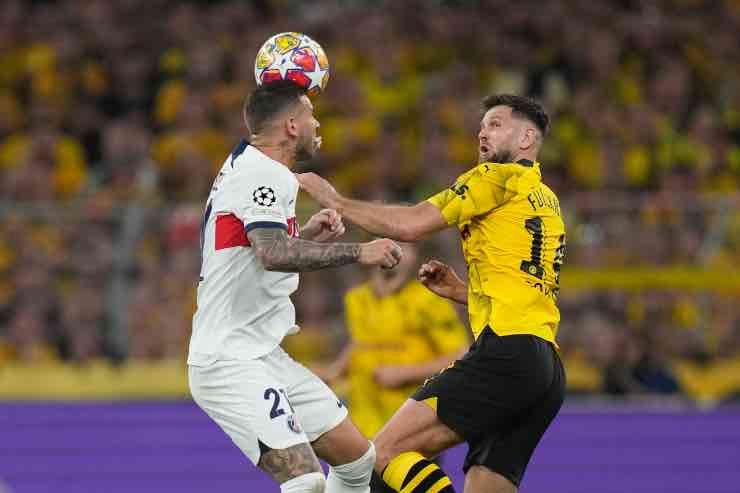 Borussia-Psg, paura per Hernandez