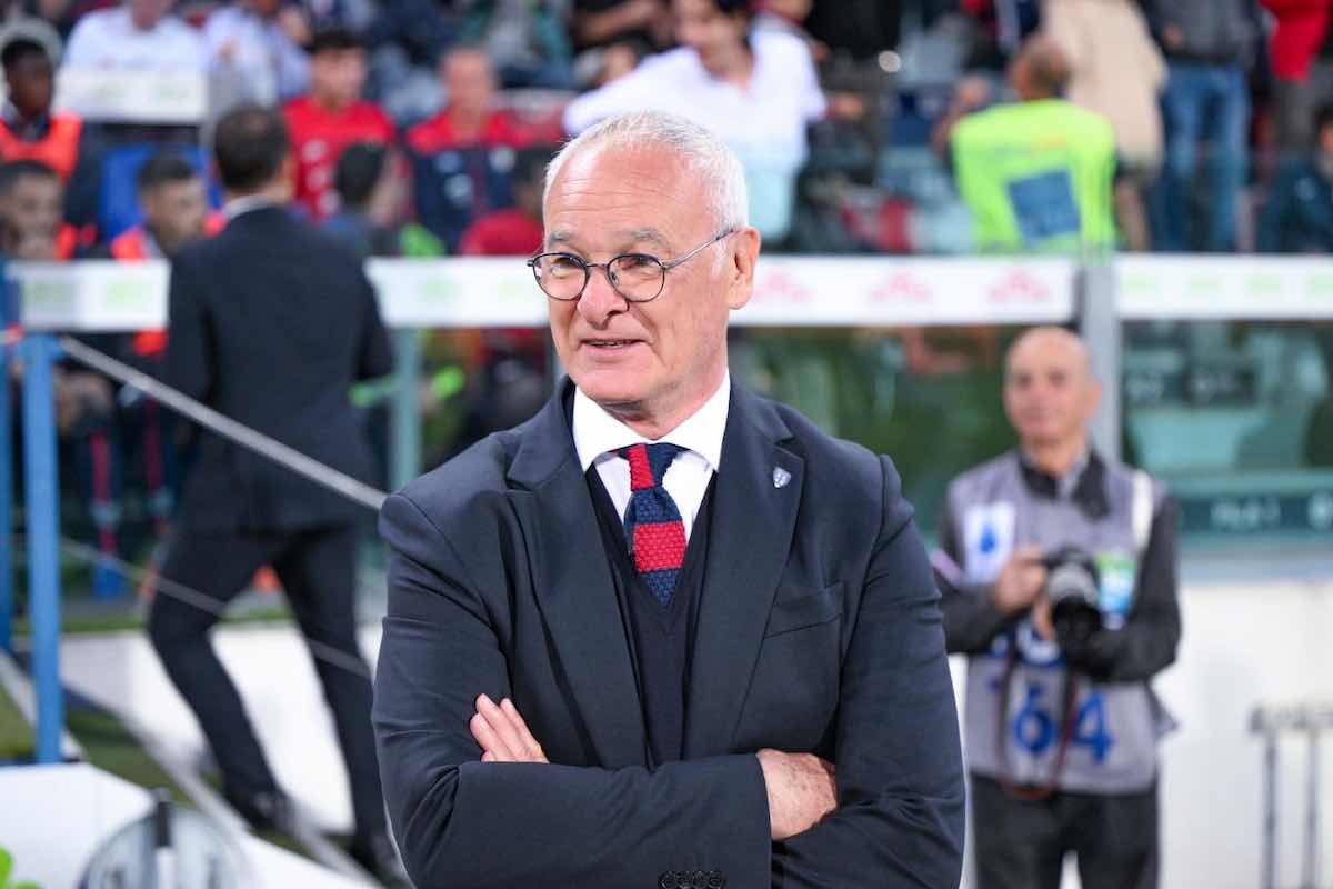 Ranieri sulla panchina del Cagliari