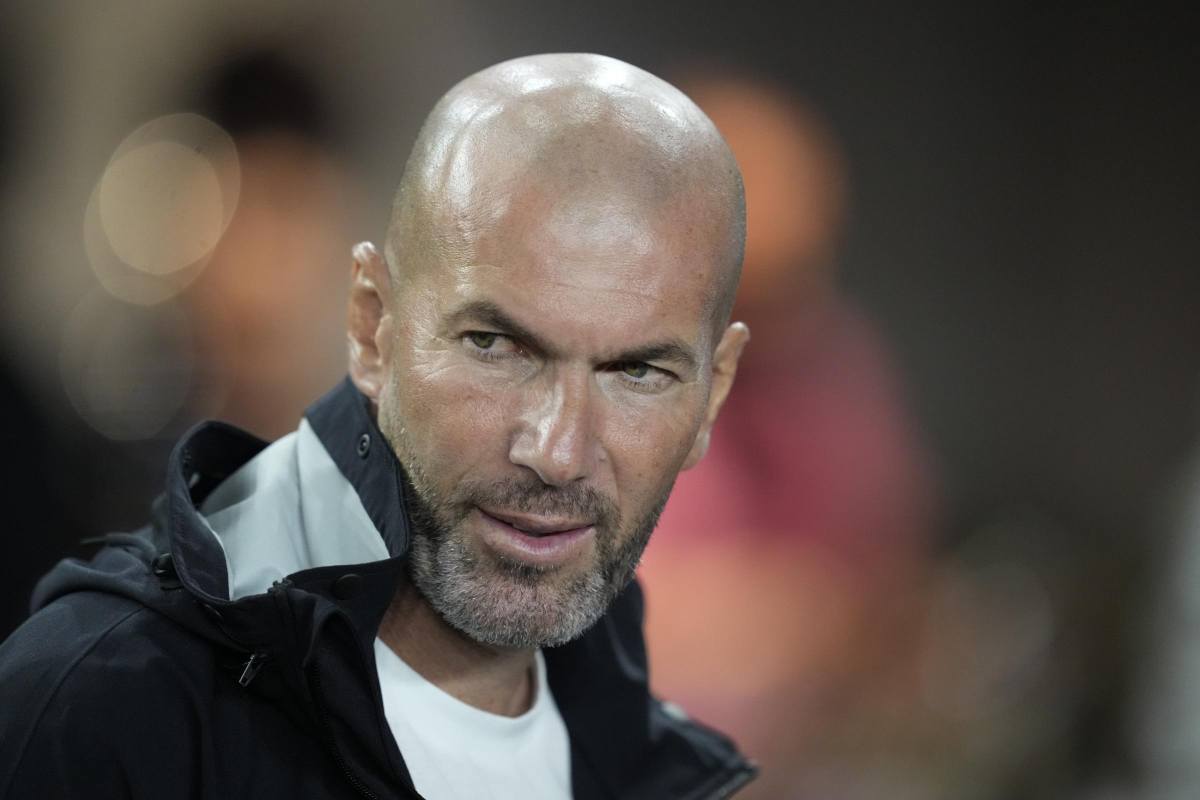 Zidane, annuncio sulla panchina