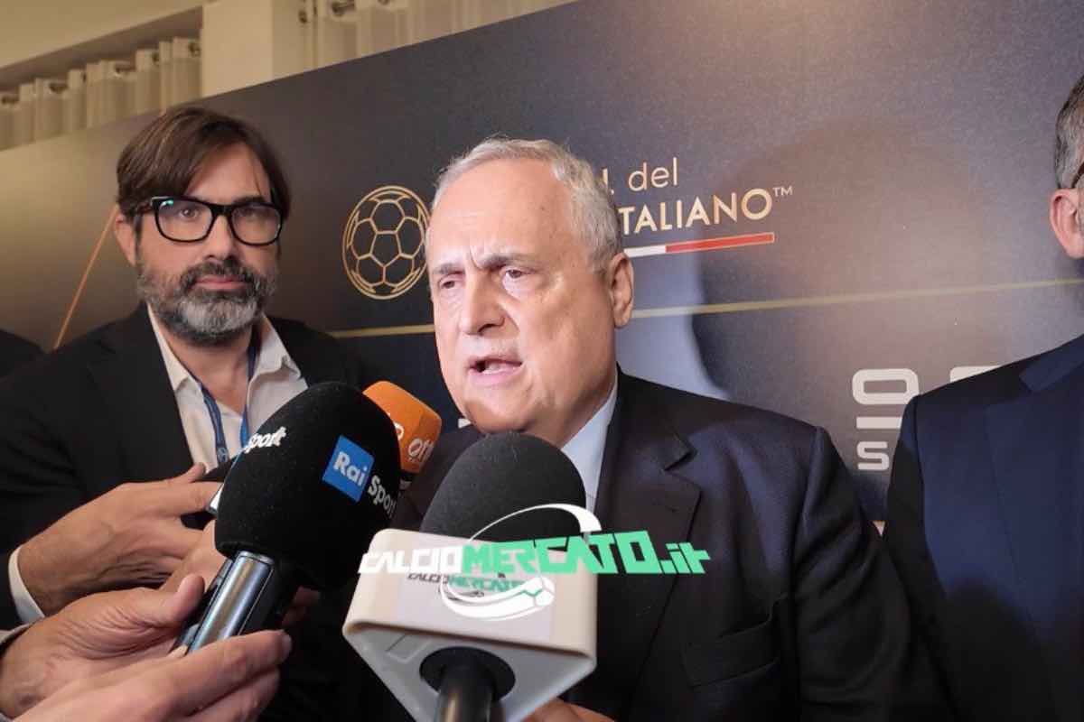 Lotito intervistato al Festival del Calcio Italiano