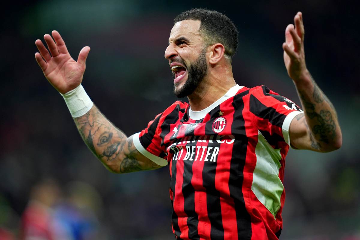 Kyle Walker in maglia Milan