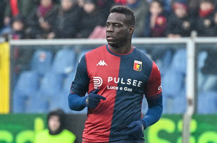 Balotelli in Genoa-Cagliari