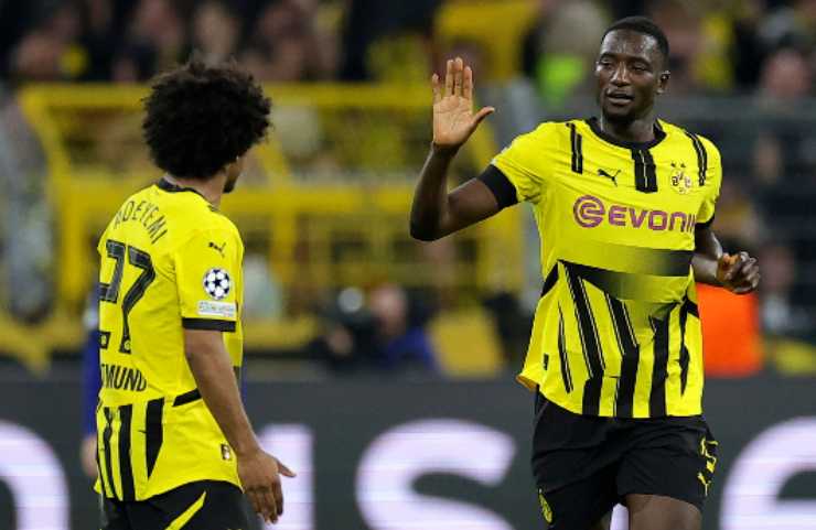 Guirassy ed Adeyemi esultano