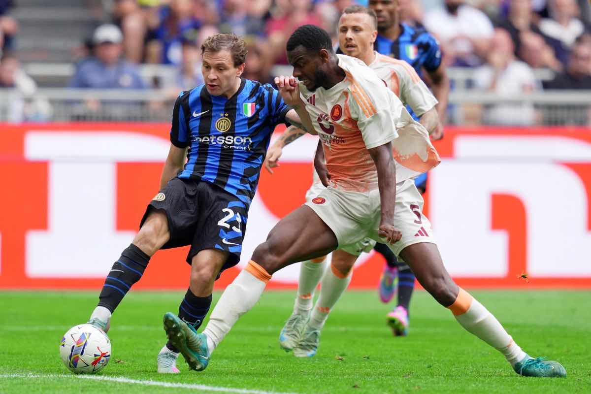 Ndicka contrasta Barella 