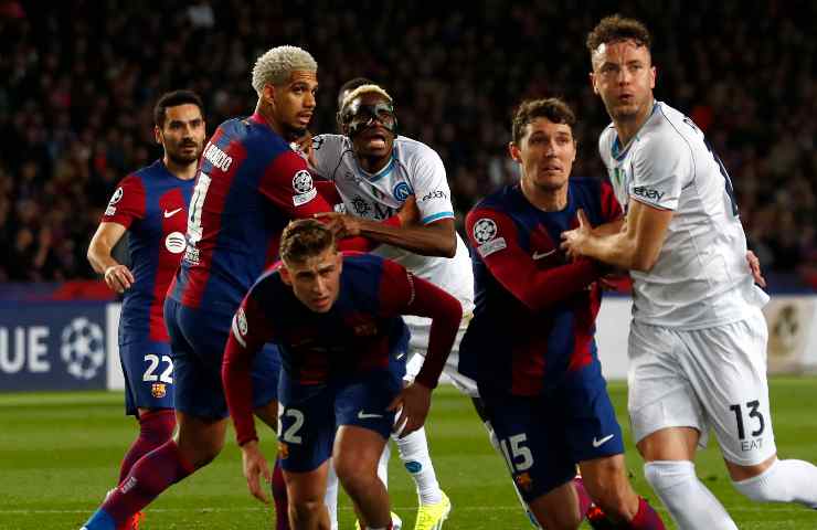 Araujo contro Osimhen