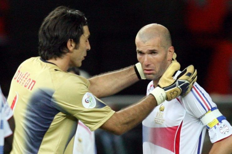 Buffon e Zidane
