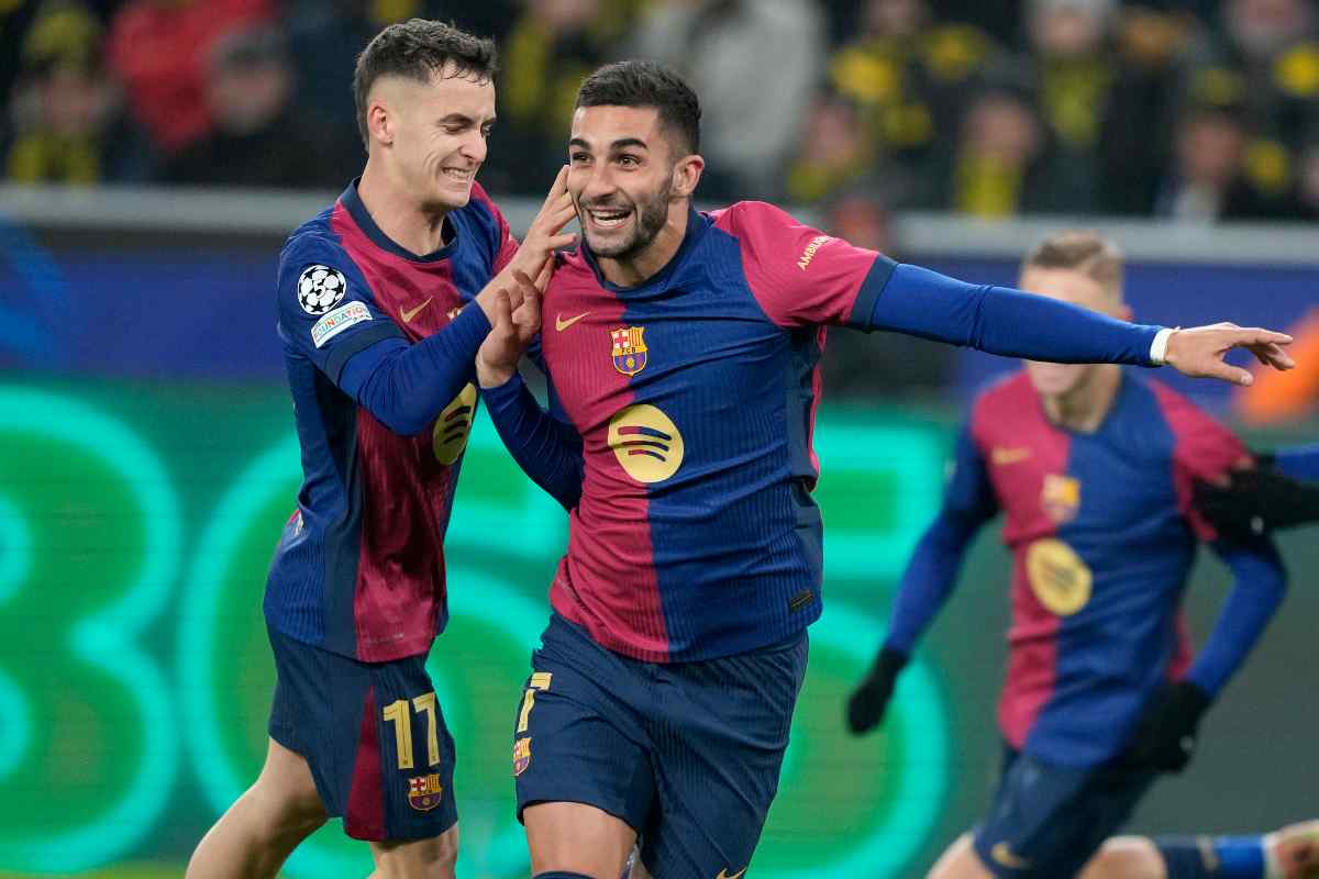 Ferran Torres esulta