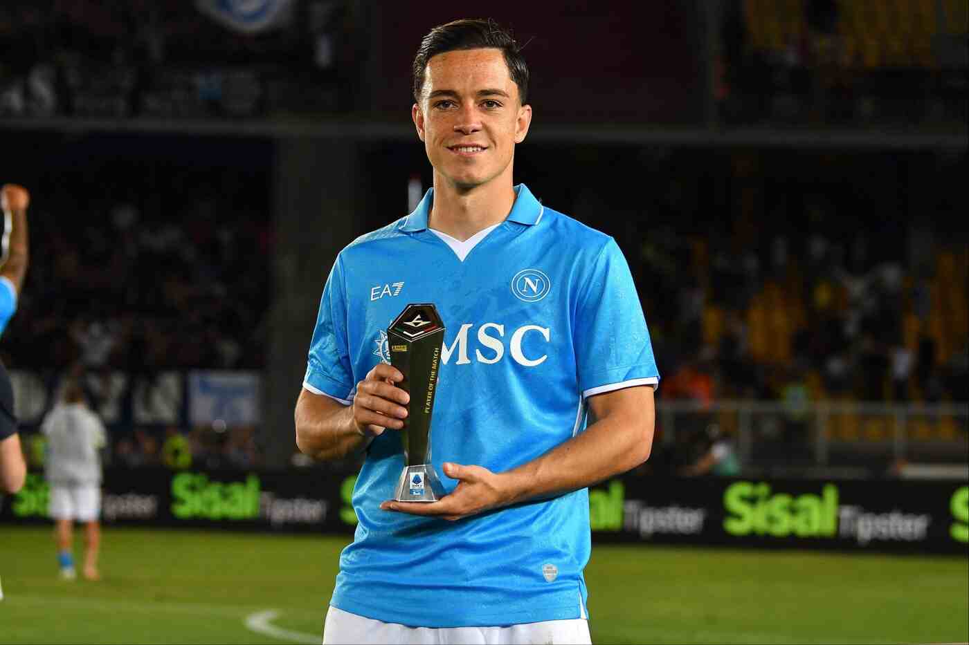 Raspadori MVP Lecce-Napoli