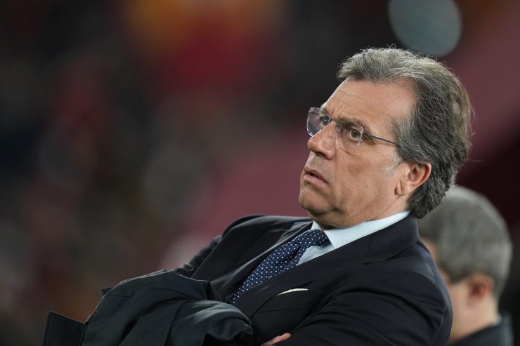 Giuntoli prima di una partita della Juve