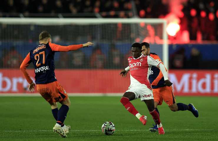 Lamine Camara in azione