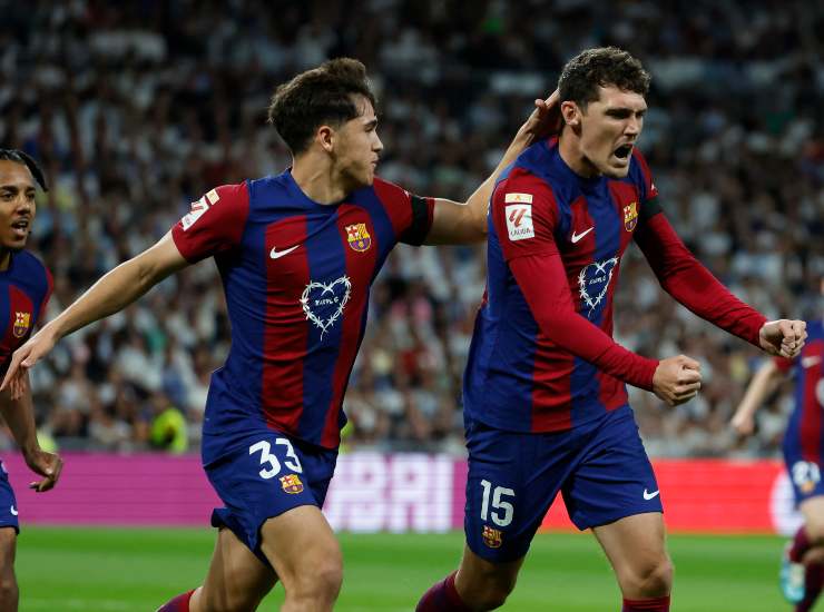 Christensen esulta dopo una rete