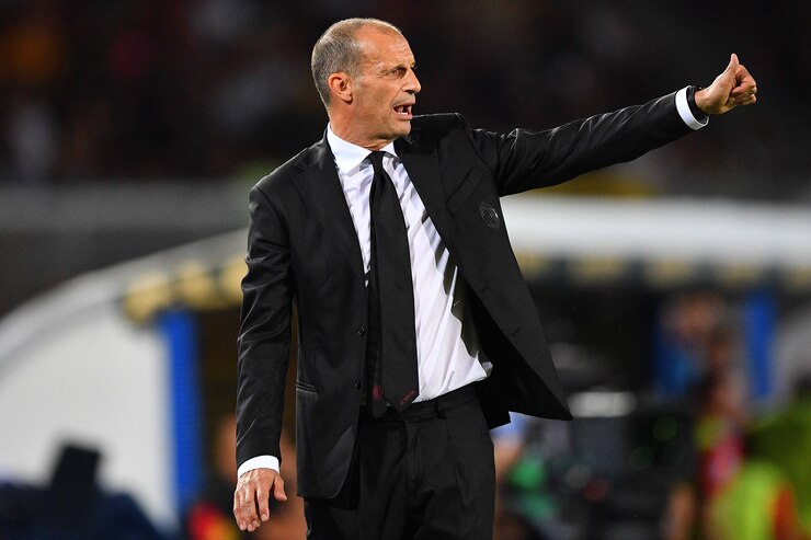 Allegri in panchina