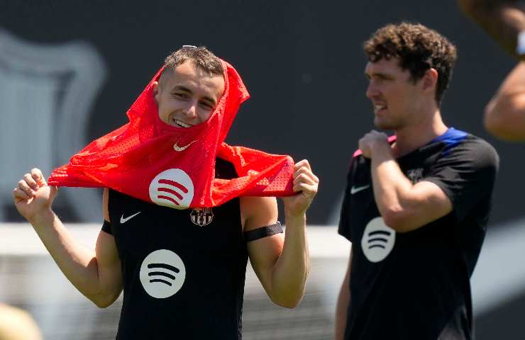 Christensen in allenamento