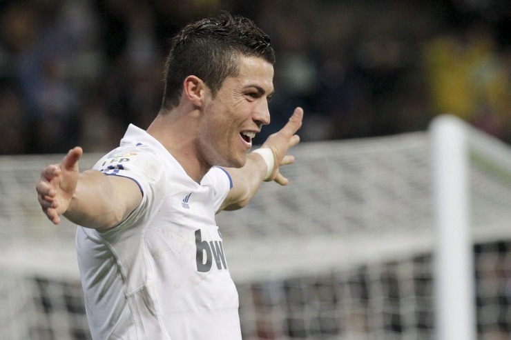 Cristiano Ronaldo esulta ai tempi del Real Madrid
