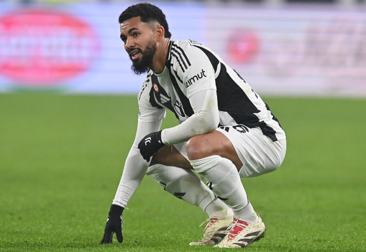 Il centrocampista della Juventus, Douglas Luiz