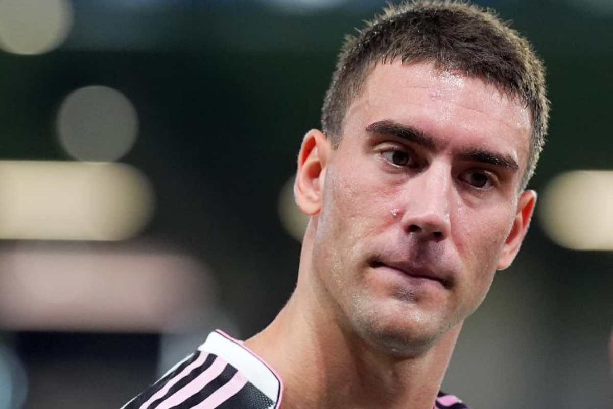 Vlahovic in primo piano