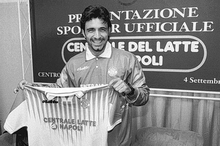 Fabio Pecchia in maglia Napoli 
