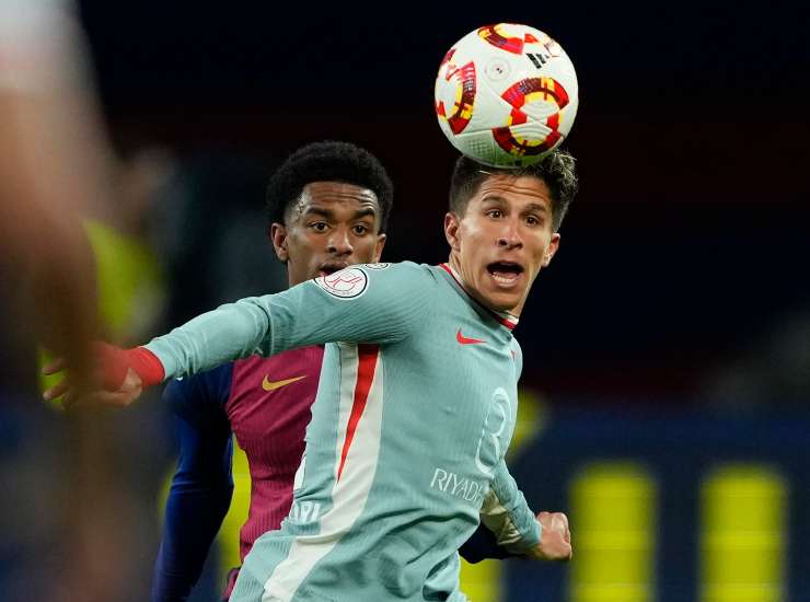 Simeone durante una partita