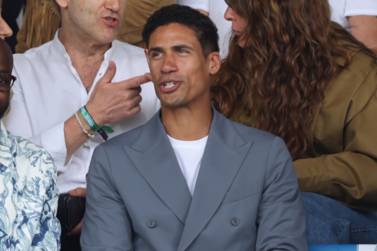 Raphael Varane in tribuna 
