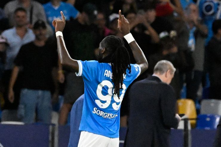 Anguissa, migliore in campo del Napoli