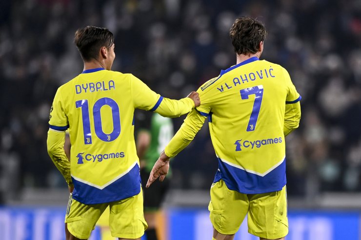 Dybala e Vlahovic insieme ai tempi della Juventus
