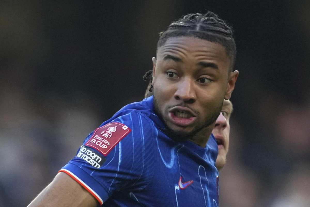 Nkunku durante una partita col Chelsea