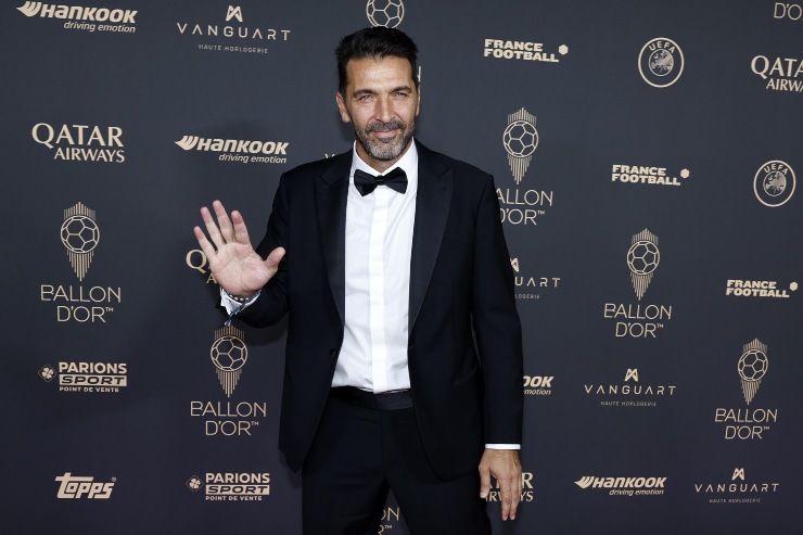 Buffon alla cerimonia del Pallone d'Oro 