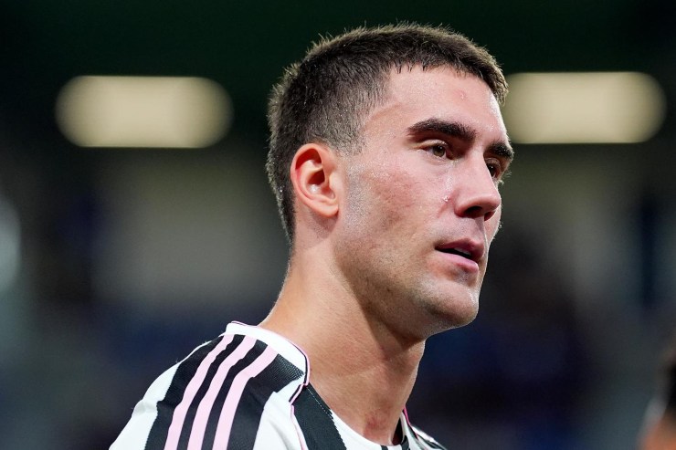 Dusan Vlahovic attaccante della Juventus 