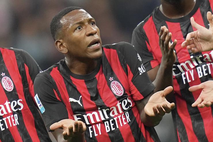 Pervis Estupinan dopo l'espulsione in Milan-Napoli