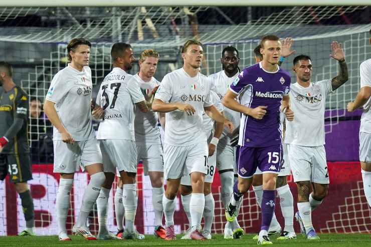 Esultanza del Napoli