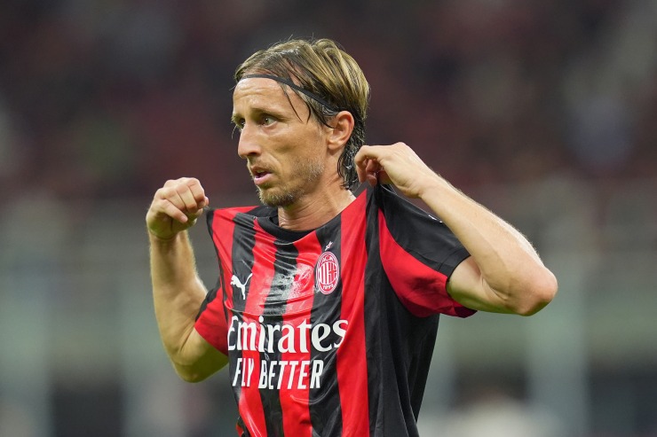 Luka Modric centrocampista del Milan 