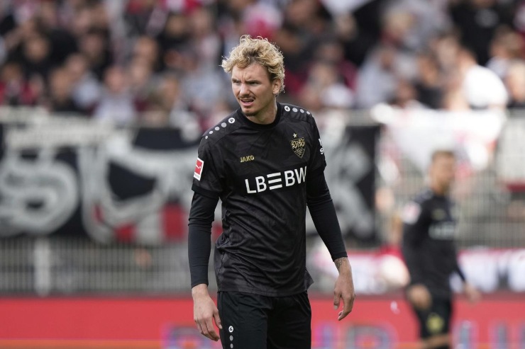 Nick Woltemade in campo in Bundesliga