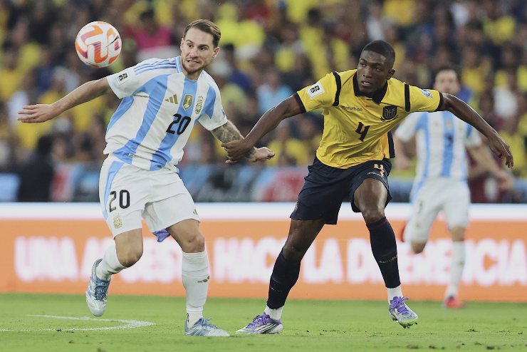 Joel Ordonez protagonista in Ecuador-Argentina