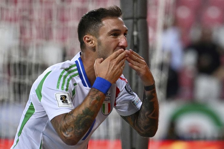 Matteo Politano in Israele-Italia