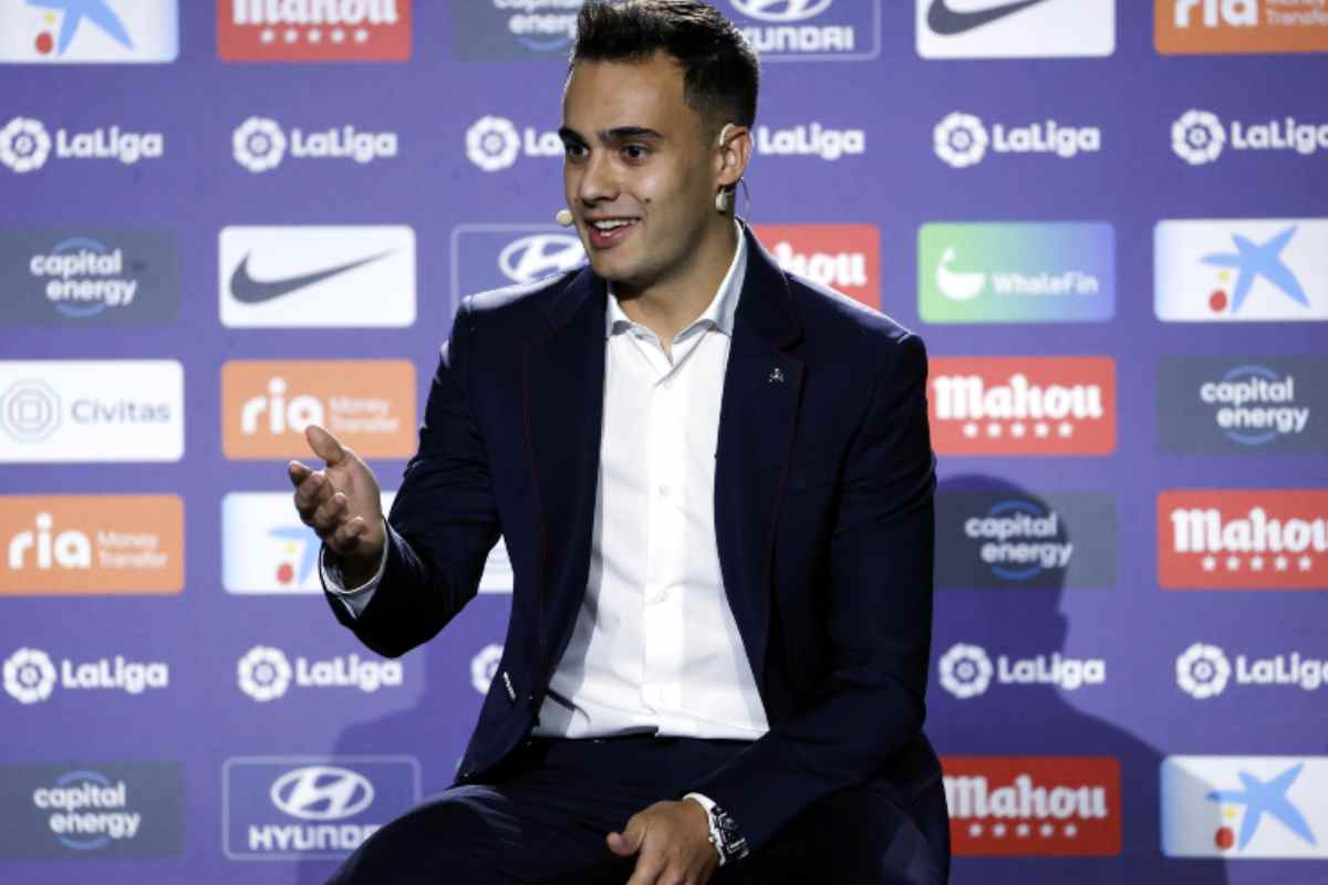 Reguilon in conferenza stampa