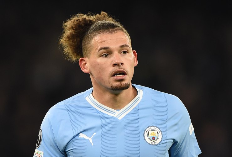 Kalvin Phillips durante una partita del Manchester City