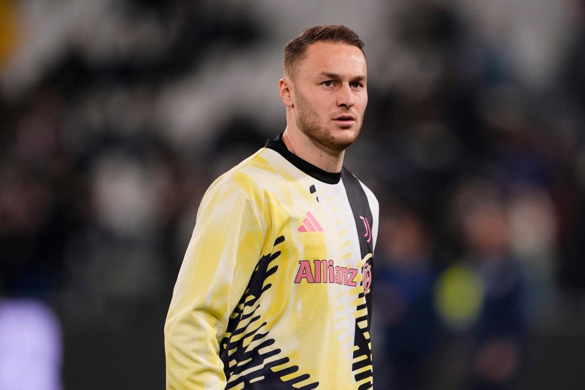 Koopmeiners prima di una partita della Juve