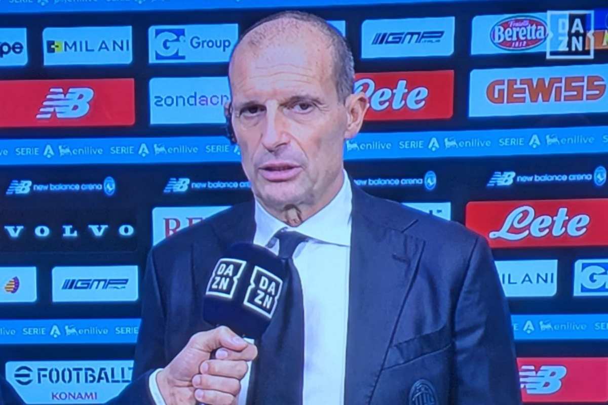 Allegri spiega il cambio di Leao e lancia un messaggio a Gimenez