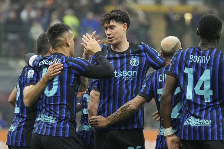 I giocatori dell'Inter