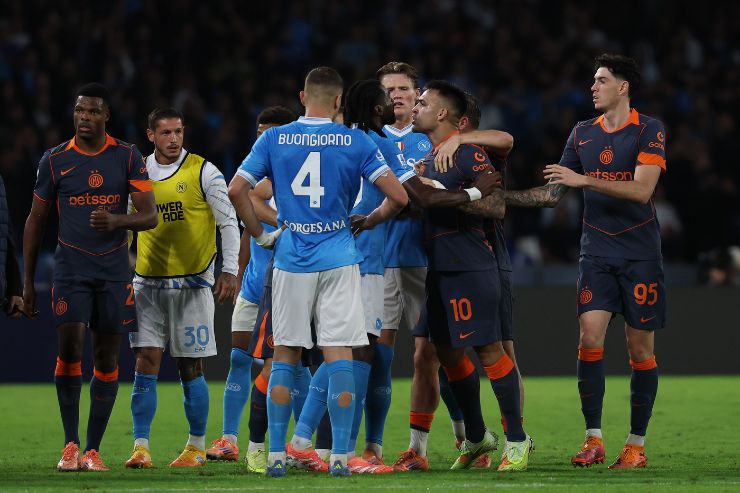 Lite Lautaro contro Conte