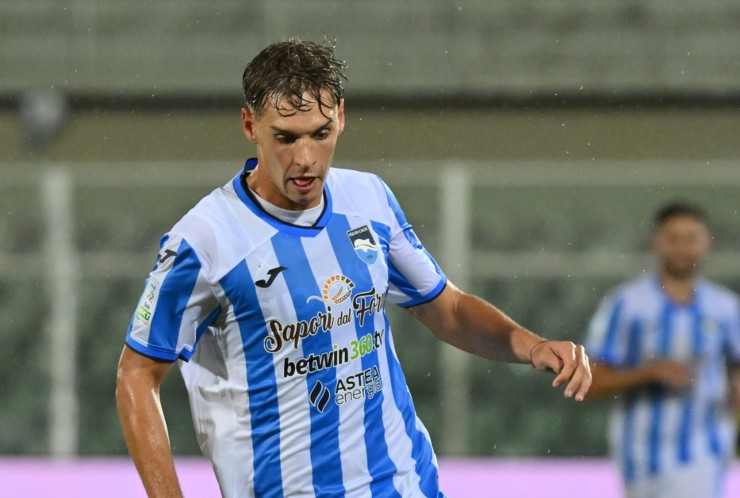 Olzer in azione col Pescara