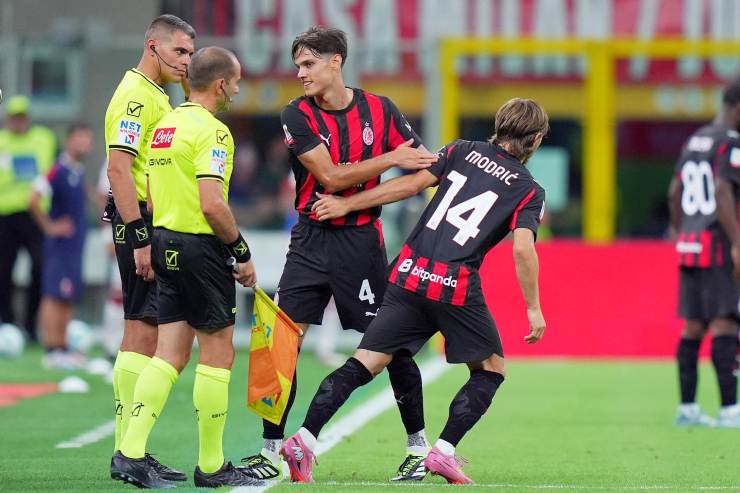 Ricci lascia il campo in favore di Modric