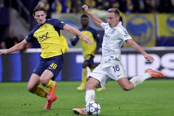 Frattesi tra i peggiori in campo in Inter-Kairat