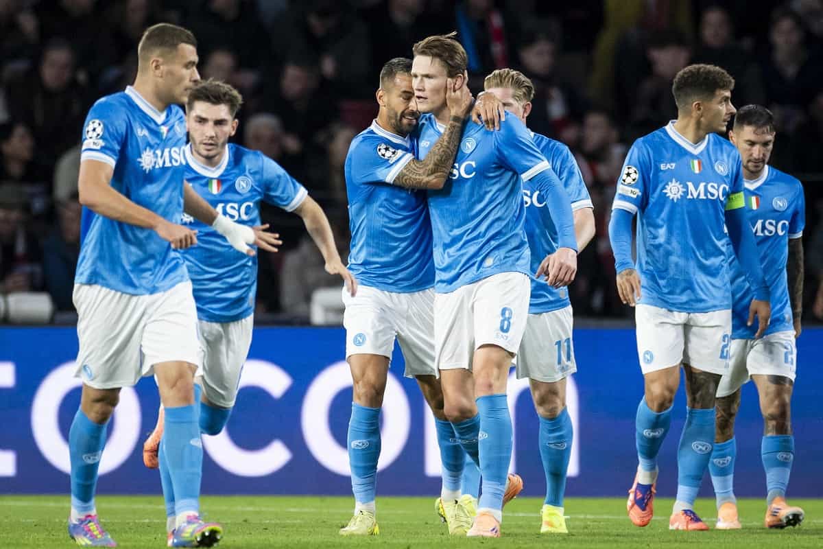 DIRETTA Champions, Napoli-Eintracht Francoforte: le formazioni ufficiali LIVE