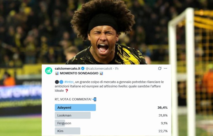 Adeyemi ed esito sondaggio 